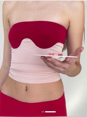 Orseund Iris Abstract Tube Top